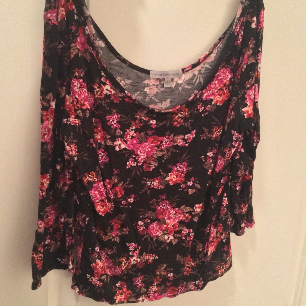 Floral crop top